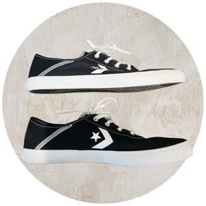 Converse Costa Collapsible Heel Low Ox Black & White Women's Size 9.5